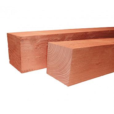 Douglas fijnbezaagde paal 20x20x400cm, onbehandeld