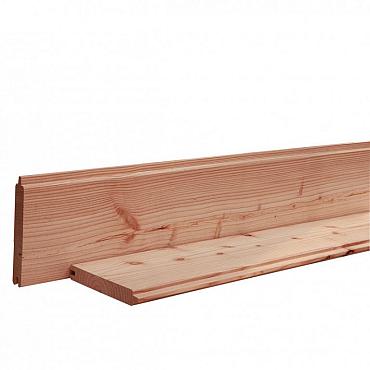 Douglas geschaafd blokhutprofiel 2,8x19,5x500 cm, onbehandeld