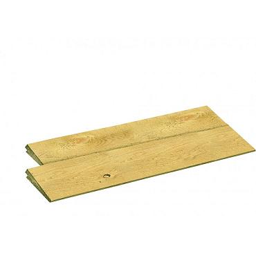 Scandinavisch vuren Zweeds rabat 1-2,1x14,5x300 cm, groen