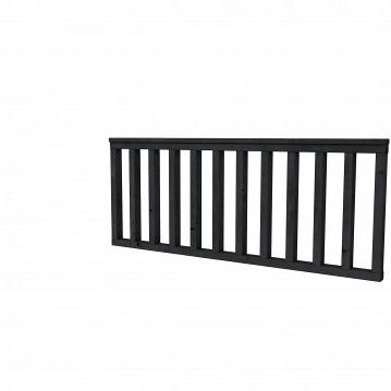 Hekwerk recht douglas type A, 178,5x73 cm, zwart geïmpregneerd