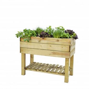 Minigarden robuust grenen 80x100x50 cm (HxBxD), groen geïmpregneerd