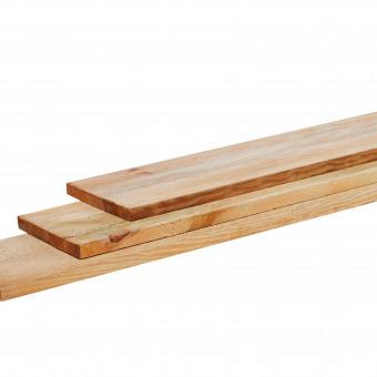 Grenen geschaafde schuttingplank 1,7x14x300 cm, groen geïmpregneerd