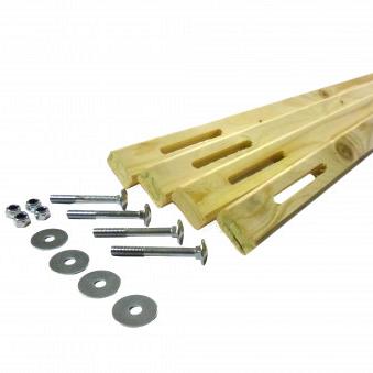 Dakverankeringsset tbv 28 mm en 44 mm blokhutten