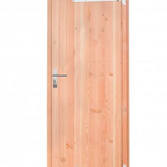 Douglas enkele dichte deur inclusief kozijn, rechtsdraaiend, 90x201 cm, onbehandeld