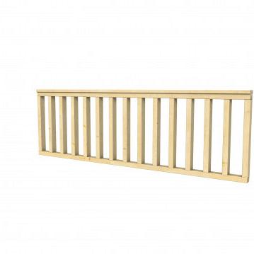 Vuren hekwerk type B 228,5x73 cm, onbehandeld.