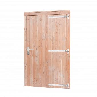 Douglas enkele dichte deur extra breed inclusief kozijn, rechtsdraaiend. 119x209 cm, transparant g