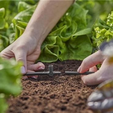 Gardena 13216 T-stuk 3/16" voor sproeiers