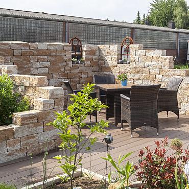 Redsun Combi wall Mont Blanc 40x20x15 cm