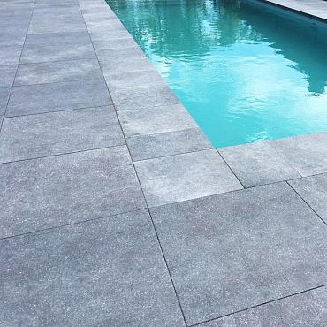 Keramische tegel Solido 90x90x3cm Bluestone Grey