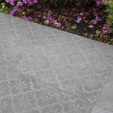 Keramische tegel Solido 90x90x3cm Disegno Antracite Decor