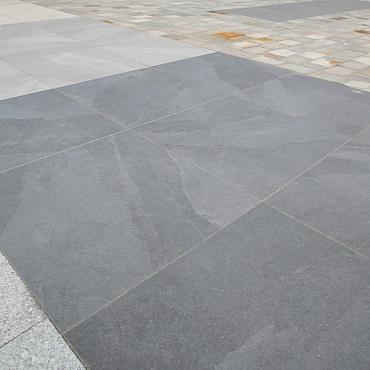 Solido Ceramica 30mm Isola Antraciet 60x60x3 cm. rett