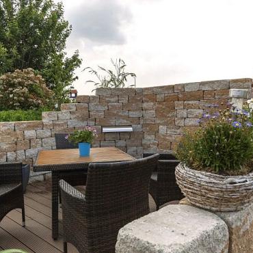 Redsun Combi wall Mont Blanc 20x20x7,5 cm