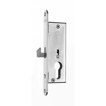 Schuifdeurslot Nemef 618-25mm met rvs haakschoot