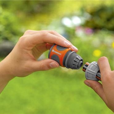 Gardena 18279 Slangstuk+waterstop 1/2" - 5/8"