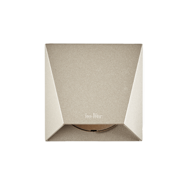 In-Lite muurspotje WEDGE grijs/12V/1W (rose silver)