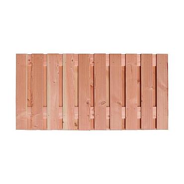 Douglas geschaafd plankenscherm 21-planks 16mm, 180x90cm t.b.v. betonsysteem, onbehandeld