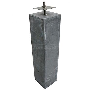 Betonpoer antraciet glad TH-01 12x12x58cm