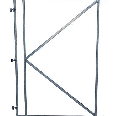 Verstelbaar stalen poortframe 100x200cm, vuurverzinkt