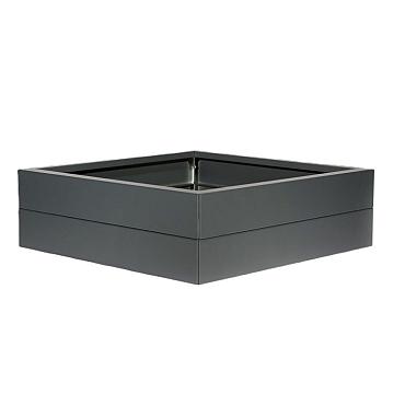 Bloembak - ANTRACIET 120x120x28 cm