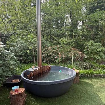 Lichtgewicht hottub Huppie Tuppie basis