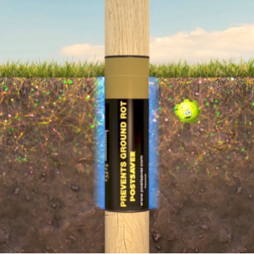 Postsaver universeel, t.b.v. vierkante palen 12,5-15 cm of rond 15-18 cm