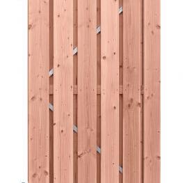 Douglas geschaafde plankendeur op verstelbaar stalen frame, 16 mm, 100x190cm, onbehandeld