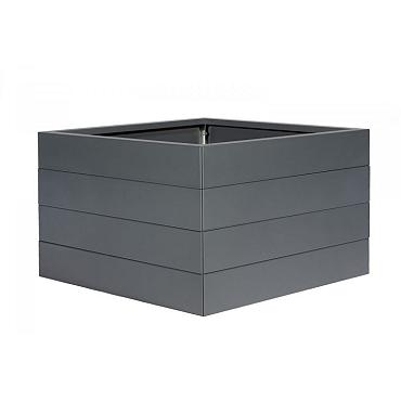 Bloembak - ANTRACIET 120x120x56 cm
