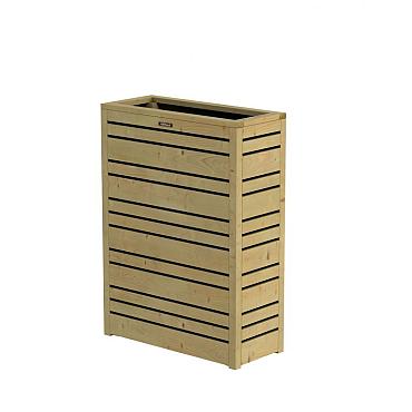 Bloembak Flux 90 Excellent, 70x30x90cm, groen geïmpregneerd.