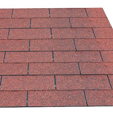 Dakshingles per pak à 3 m2, rood