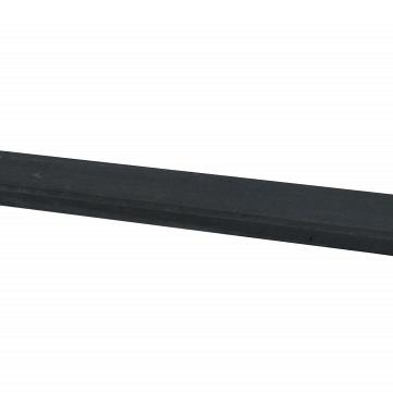 Betonnen afdekkap tbv betonplaten met motief 4,5x8,0x180 cm, antraciet gecoat