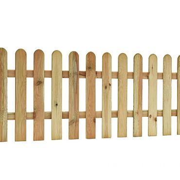 Reliëf rechthek 190x60 cm, groen geïmpregneerd