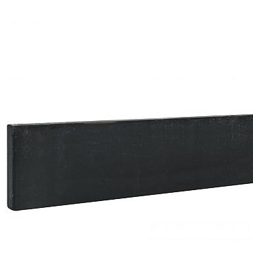Betonplaat glad 24x3,5x184 cm, antraciet gecoat