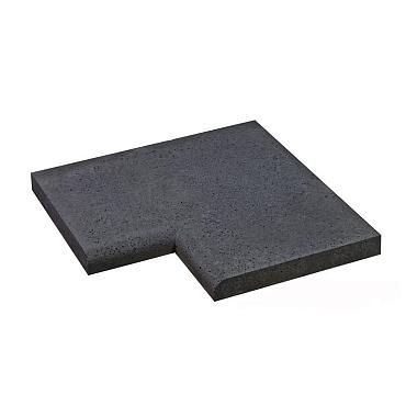 SB-5347 beton zwembadrand hoek rustiek 100x100x5cm ★★☆☆☆