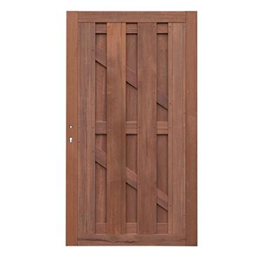 Keruing poort 20 Charmant 100x180cm