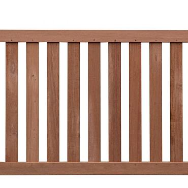 Keruing massief hek 22   110x180cm