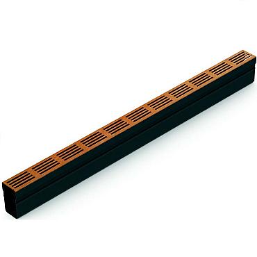 ACO Slimline goot 6,1x10x100cm met Corten designrooster