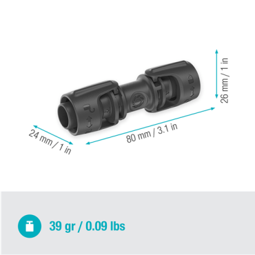 Gardena 13203 Verbindingsstuk 13mm 1/2"(3 st.)