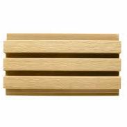 Composiet rhombusprofiel triple 3,3x17x390cm cedar
