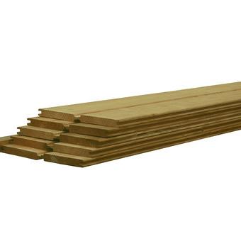 Betowood scherm douglas inclusief afdekkap 187x224 cm, groen geïmpregneerd