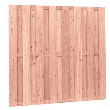 Douglas fijnbezaagd plankenscherm 18-planks 15 mm, 180x180cm, onbehandeld