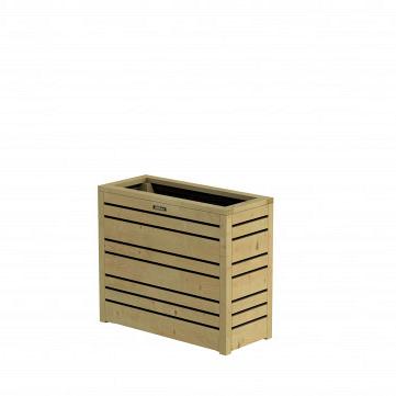 Bloembak Flux 60 Excellent, 70x30x60cm, groen geïmpregneerd.