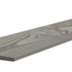 Douglas Zweeds rabat 1,1-2,7x19,5x400 cm, grijs gespoten RAL 