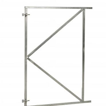 Verstelbaar stalen poortframe 120x155 cm, vuurverzinkt
