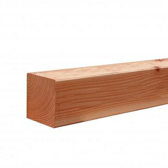 Douglas geschaafde paal 6,5x6,5cm, onbehandeld