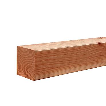 Douglas geschaafde paal 8,5x8,5cm, onbehandeld