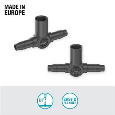 Gardena 13216 T-stuk 3/16" voor sproeiers