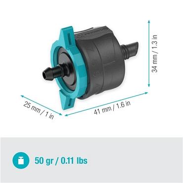 Gardena 13304 Reguleerbare einddruppelaar 1-8l