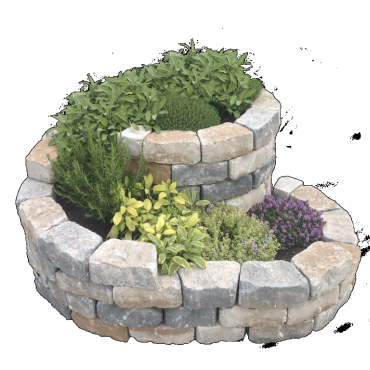 SB-2057 beton bloembakset   ★☆☆☆☆