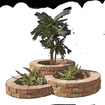 SB-2073 beton bloembakset   ★☆☆☆☆