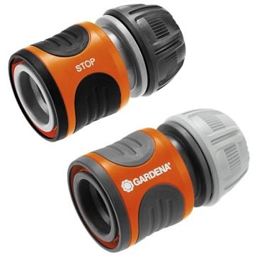 Gardena 18279 Slangstuk+waterstop 1/2" - 5/8"